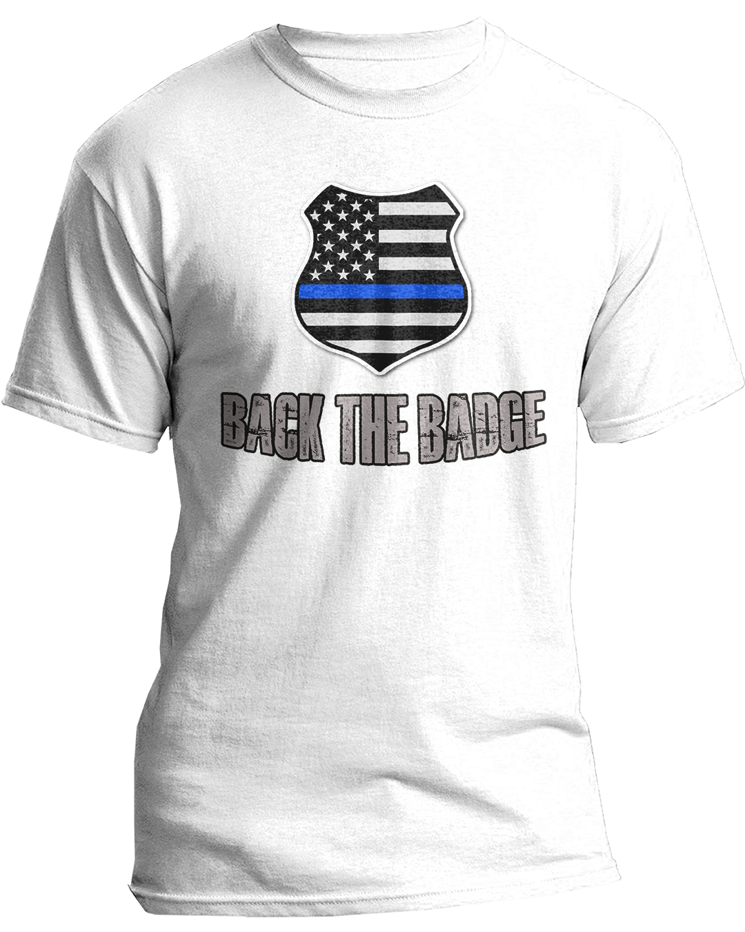 Back The Badge - Thin Blue Line T-Shirt