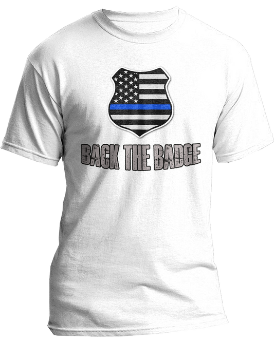 Back The Badge - Thin Blue Line T-Shirt