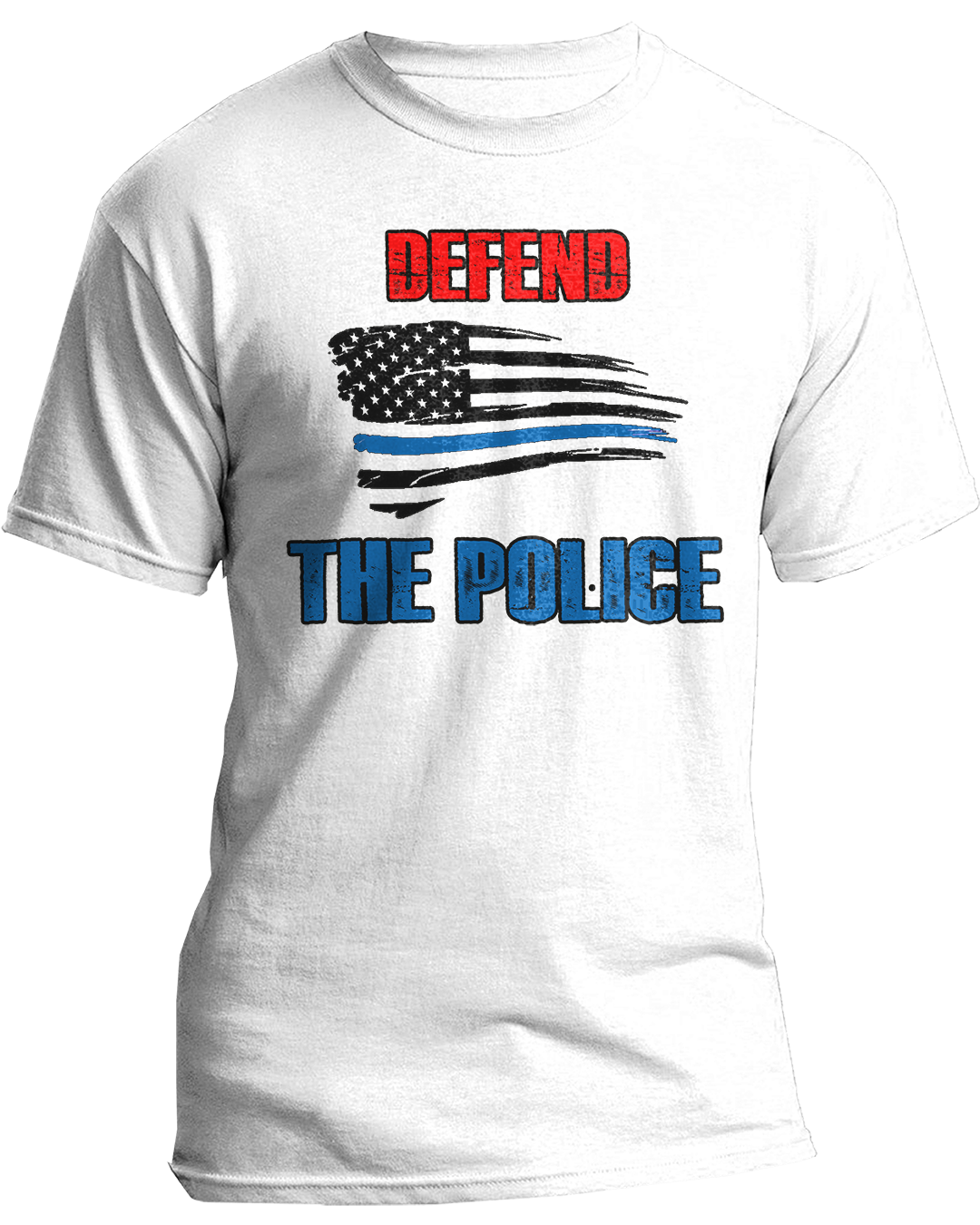 Defend The Police - Thin Blue Line T-Shirt