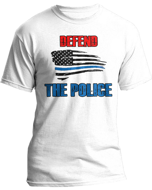 Defend The Police - Thin Blue Line T-Shirt