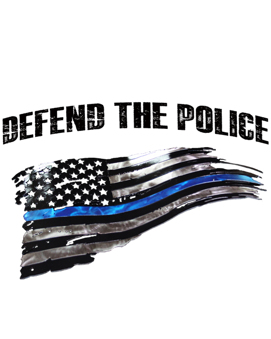 Defend The Police 2 - Thin Blue Line Sticker