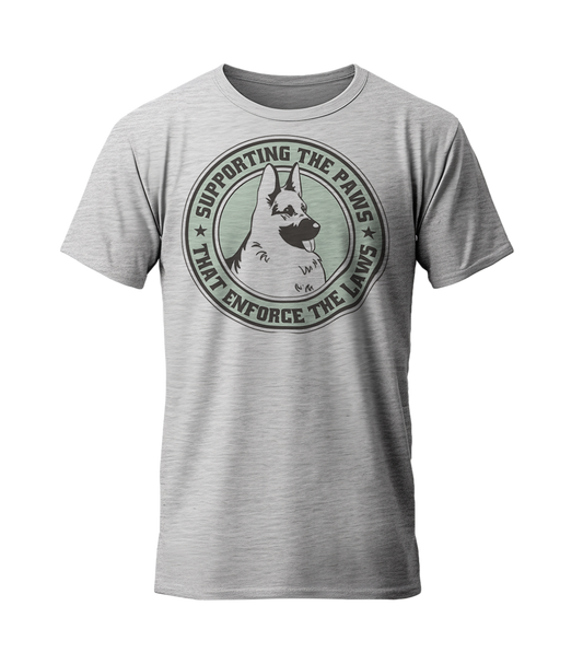 Paws That Enforce Laws K-9 T-Shirt