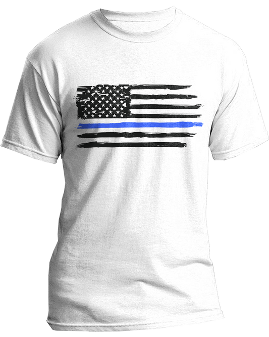 Thin Blue Line Flag T-Shirt