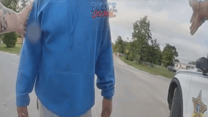 Florida Deputy trades hug for knife